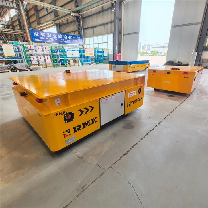 5 Tons Differential Steering Mold Trackless Transfer Cart high quality