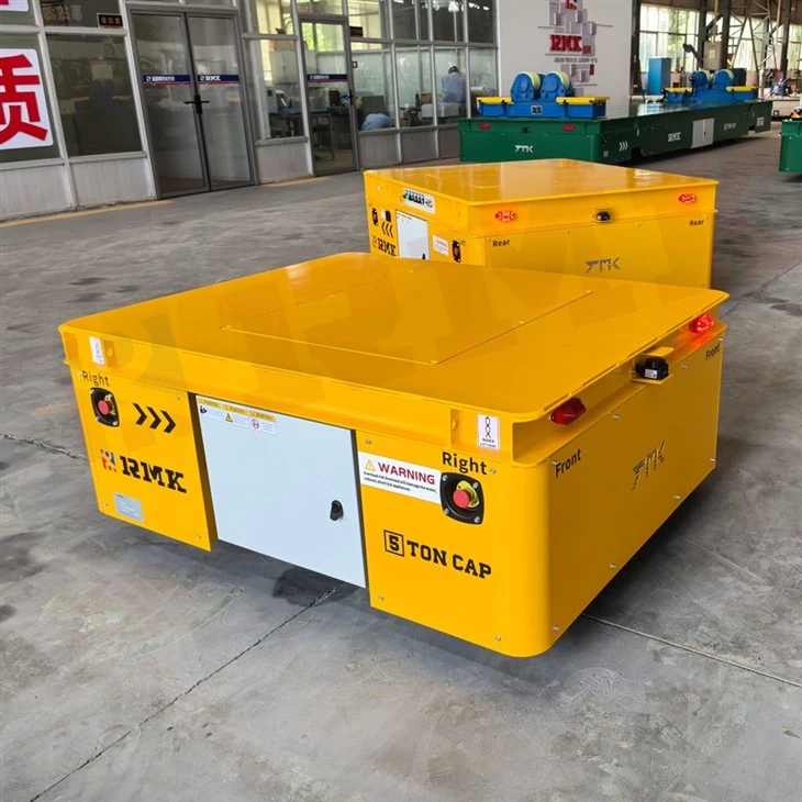 5 Tons Differential Steering Mold Trackless Transfer Cart suppliers